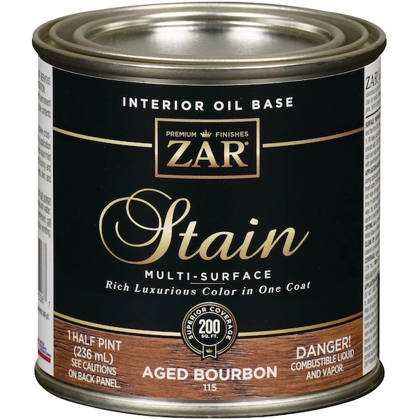 Zar Oil-Based Wood Stain, Aged Bourbon, 1/2 Pt. 11506 - main